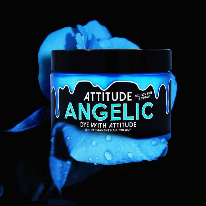 Angelic Pastel Blue Hiusväri- vegaaninen, eläinkokeeton - Attitude Hair Dye