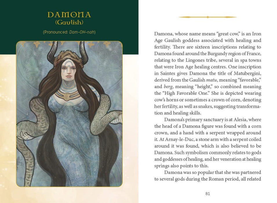 Celtic Goddesses, Witches, and Queens Oracle Paperback – Danu Forest, Dan Goodfellow