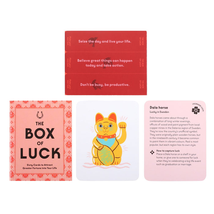 The Box of Luck: 60 Cards to Attract Greater Fortune into Your Life - Grace Paul, Camilla Perkins