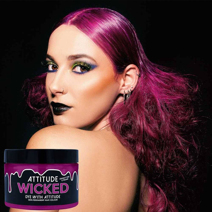 Wicked Purple hiusväri - vegaaninen, eläinkokeeton - Attitude Hair Dye