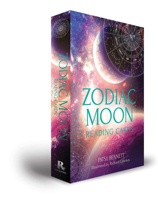 Zodiac Moon Reading Cards: Celestial guidance at your fingertips (36 Full-Color Cards and 84-Page Guidebook) - Patsy Benett, Richard Crookes