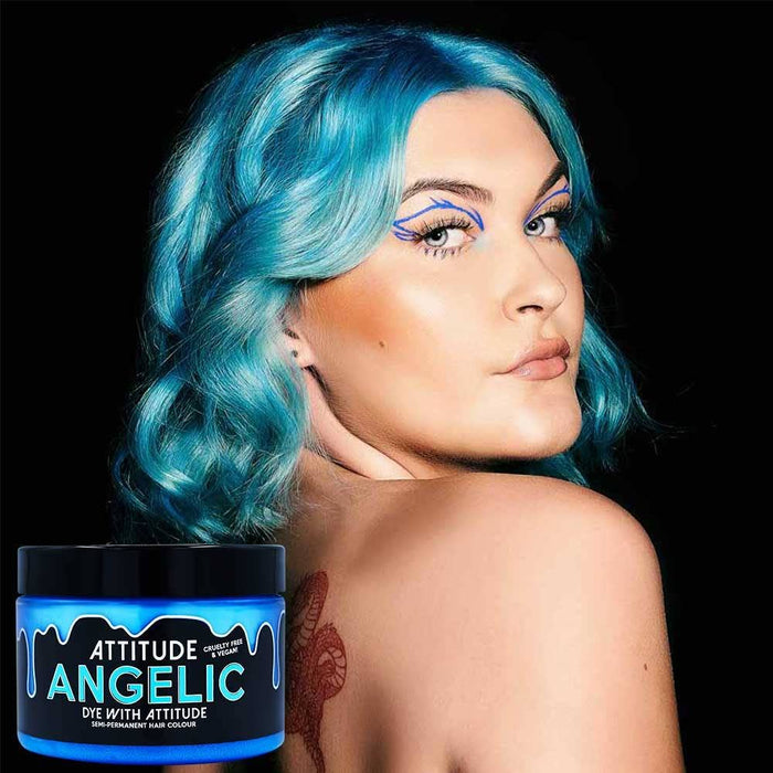 Angelic Pastel Blue Hiusväri- vegaaninen, eläinkokeeton - Attitude Hair Dye