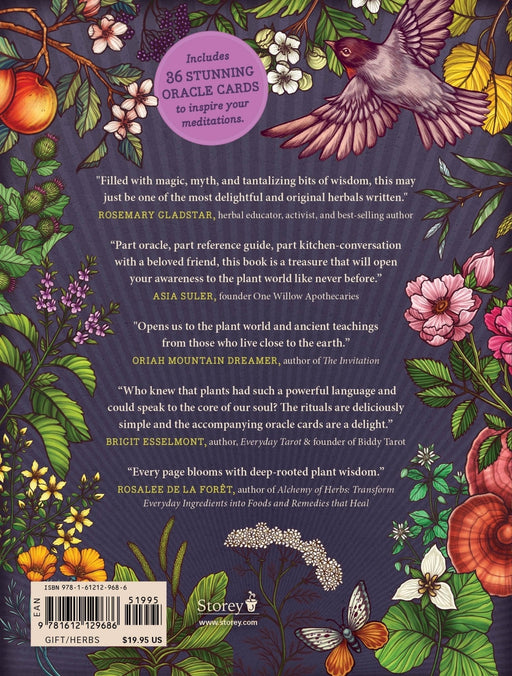 Illustrated Herbiary: Guidance and Rituals from 36 Bewitching Botanicals - Maia Toll - Tarotpuoti