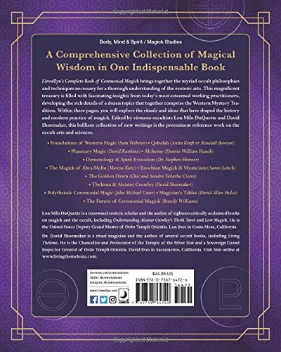Llewellyn's Complete Book of Ceremonial Magick : A Comprehensive Guide to the Western Mystery Tradition - Lon Milo Duquette, David Shoemaker - Tarotpuoti