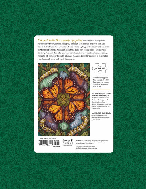 llustrated Bestiary Puzzle: Garden Quartz palapeli (750 palaa) - Maia Toll - Tarotpuoti