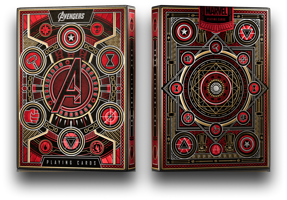 Avengers Red Edition pelikortit - Theory11