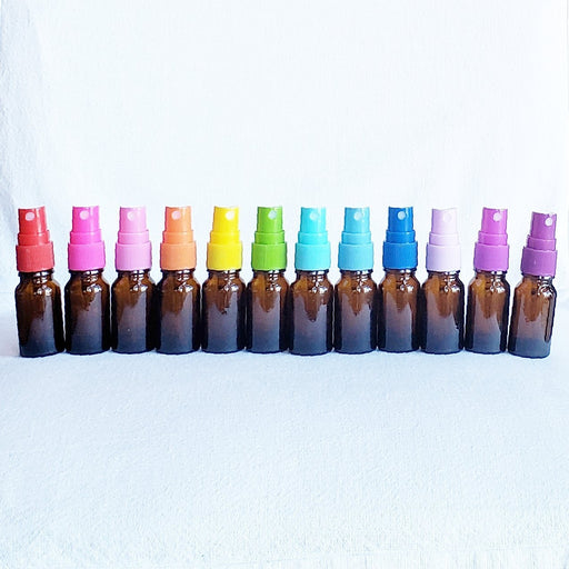 spraynokkakorkki DIN18 kokoiselle pullonsuulle, useita värejä (esim. Young Living, Simply Earth, DoTerra) - Tarotpuoti