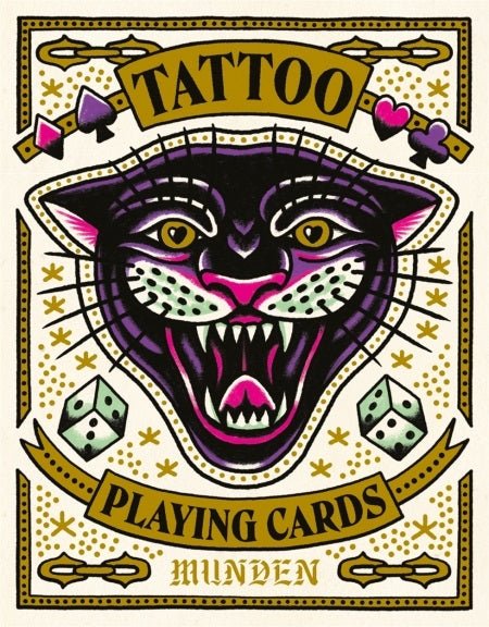 Tattoo Playing Cards pelikortit - Oliver Munden - Tarotpuoti
