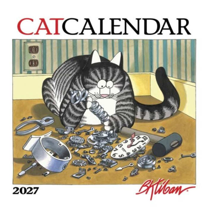 B. Kliban CatCalendar 2027 seinäkalenteri