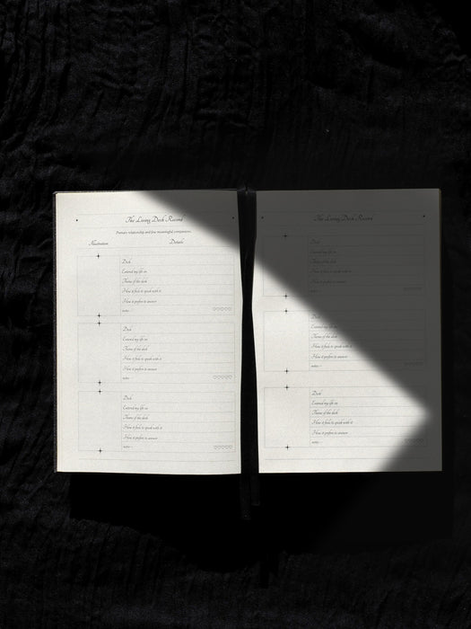 Tarot Journal, Black Linen - St Soleil