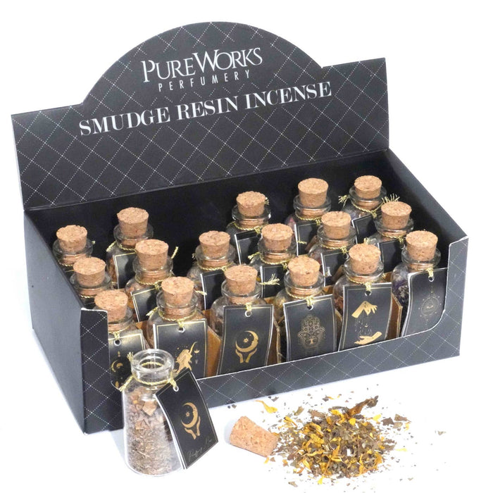 PureWorks suitsukespihkasekoitus lasipullossa luonnonkorkilla