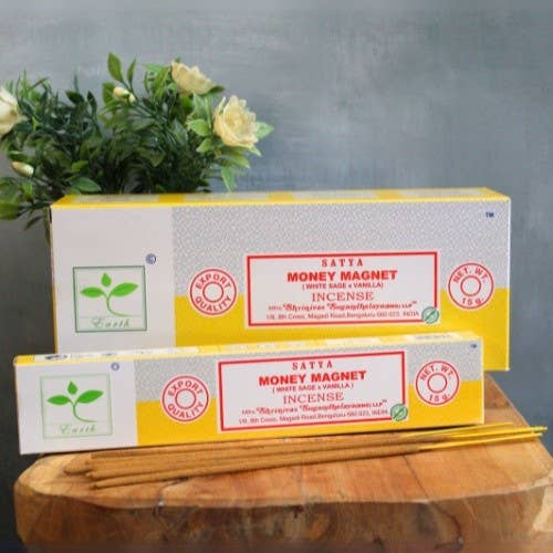 Earth Satya Money Magnet suitsuketikku 15 g – Satya