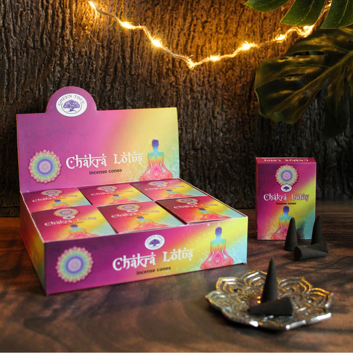 Green Tree Chakra Lotus suitsukekartiot