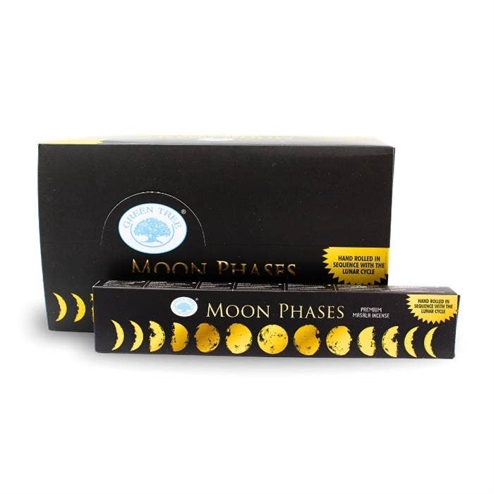 Green Tree Moon Phases Incense 15 grams