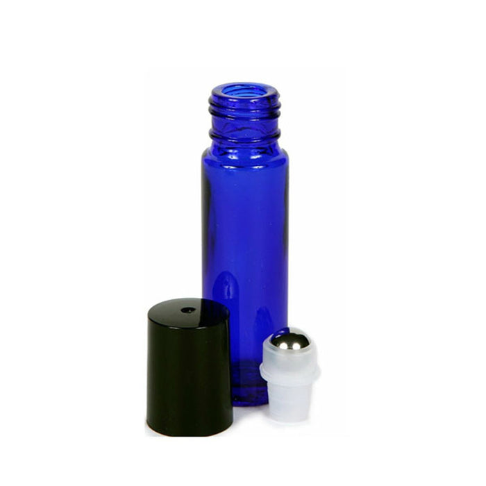 Koboltin sininen lasinen Roll On pullo 10ml - 1kpl