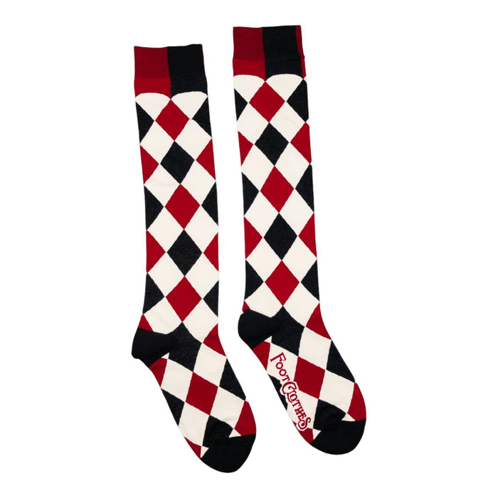 Haunting Harlequin polvisukat - FootClothes