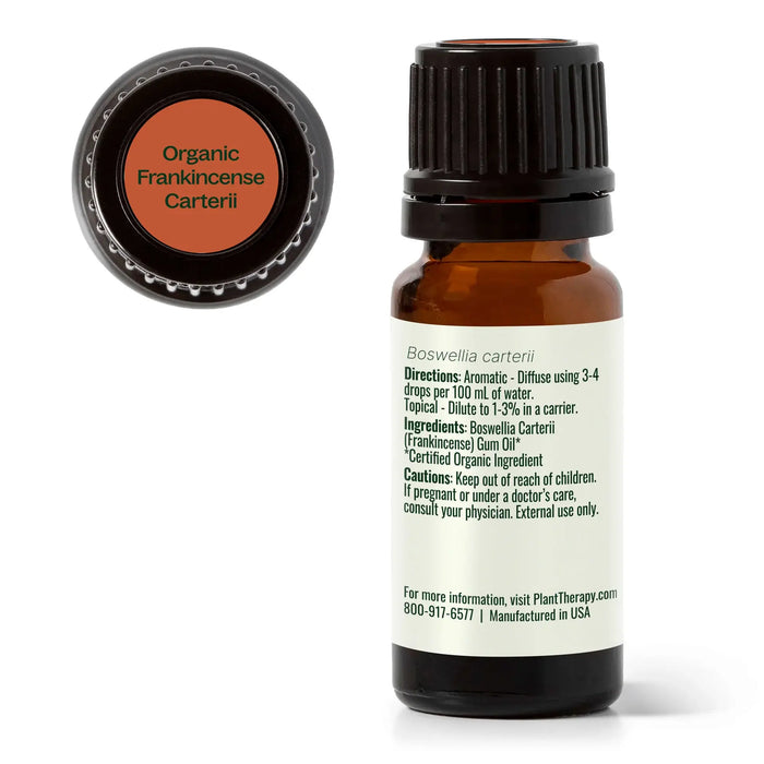 Organic Frankincense Carterii Eteerinen öljy 10 mL