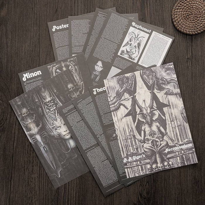 Necronomicon mini posters 12 pcs - HRGiger 