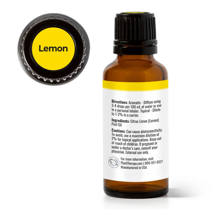 Lemon eteerinen öljy 30 ml – Plant Therapy