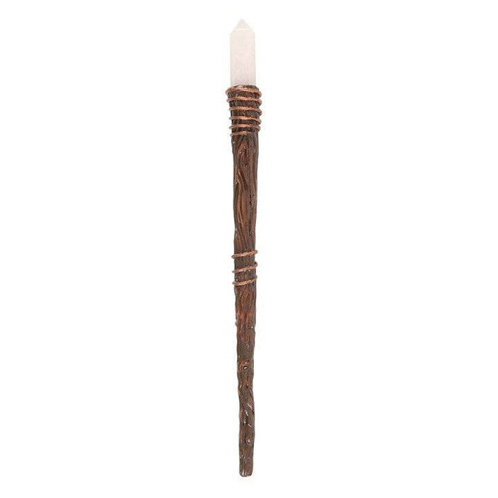 Energiaa puhdistava Aura Quartz -kristallisauva, ohut