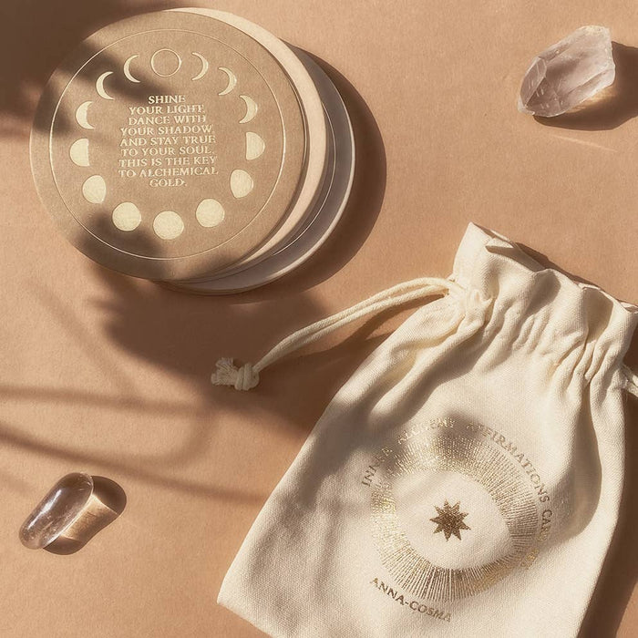 INNER ALCHEMY AFFIRMATIONS - CARD SET - DECK - GOLD EDITION