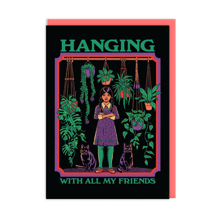 Hanging With All My Friends postikortti ja kirjekuori - Steven Rhodes