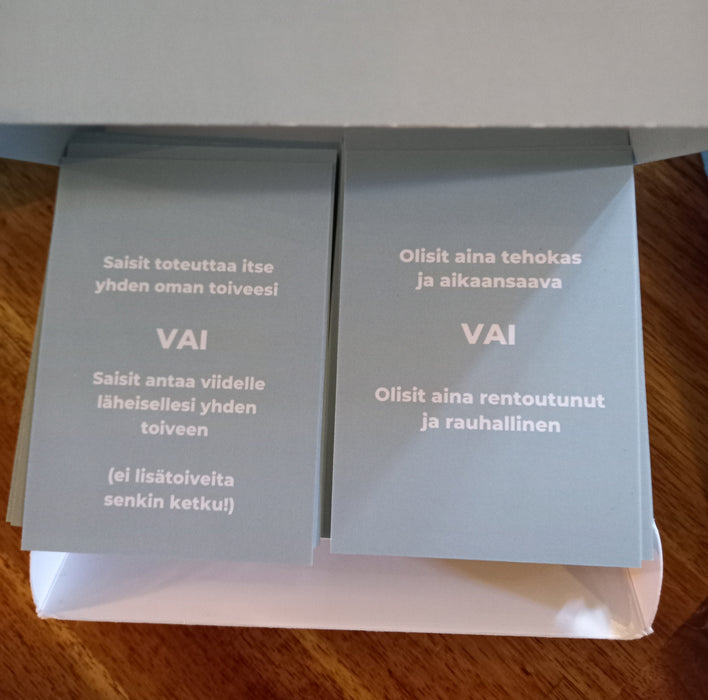 Kumpi vai Kampi- kortit