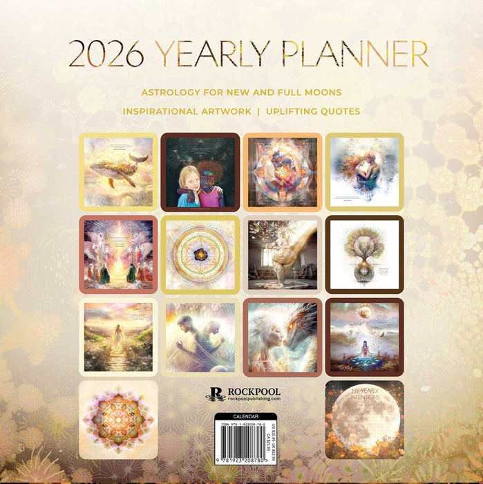 Moon Calender 2026 seinäkalenteri