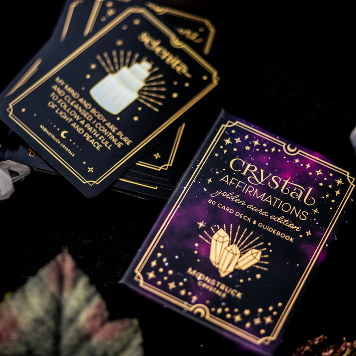 Gold Crystal Affirmations© Golden Aura Edition Card Deck - Kara Pavlik (Indie / import)