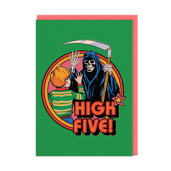 High Five Death postikortti ja kirjekuori - Steven Rhodes