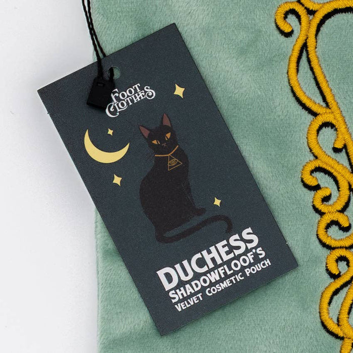 Duchess Shadowfloof's Mew World Order Velvet Cosmetics Bag - samettinen kosmetiikkapussi - FootClothes