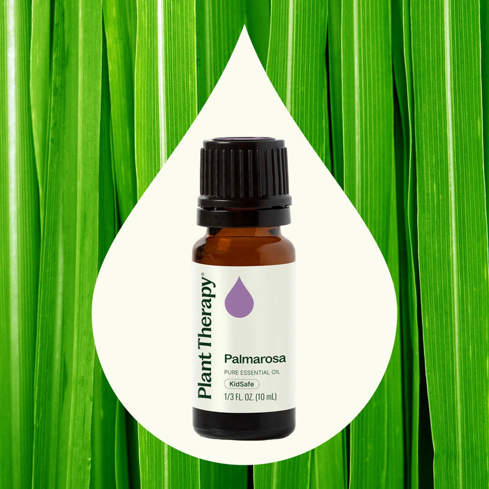 Organic Palmarosa eteerinen öljy 10 ml - Plant Therapy