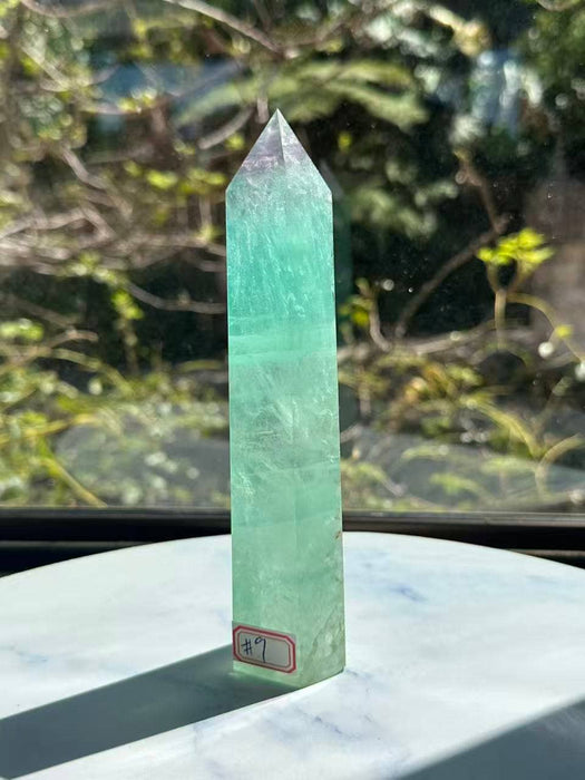 Suuri vesimeloni fluoriitti -torni #9