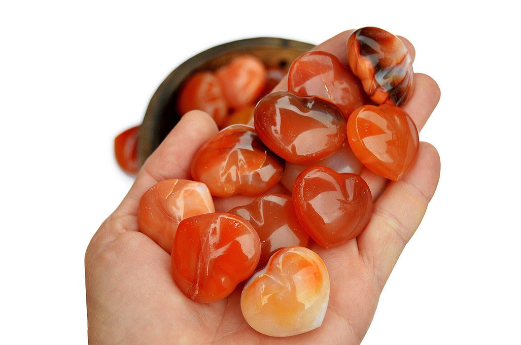 Carnelian heart (30mm)