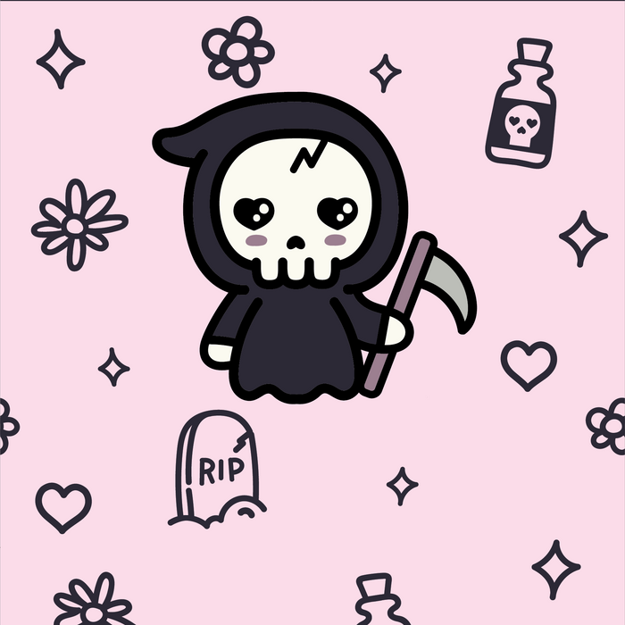 Pastel Goth Grim Reaper -sukat  - FootClothes