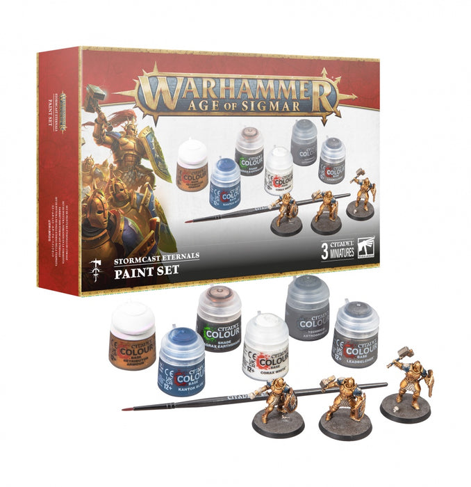 Age of Sigmar Stormcast Eternals + Paint Set - Warhammer