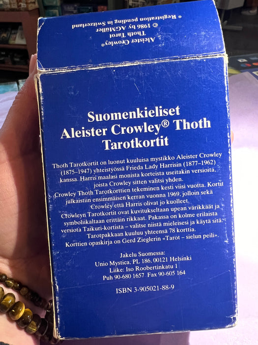 Thoth Tarot 3 Magus (suomenkielinen pakka) - Crowley Aleister (Preloved/Käytetty)(VTG90, OOP)