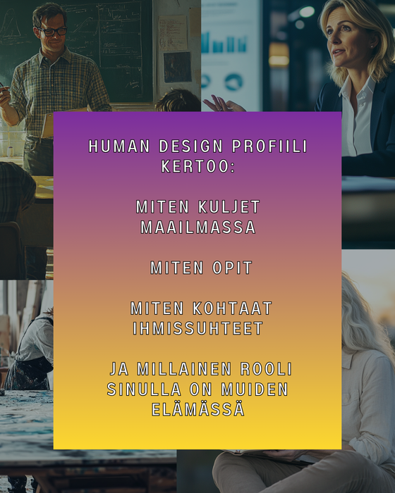 Sieluntaajuudella ZOOM TALLENNE Human Design jatko (profiilit)