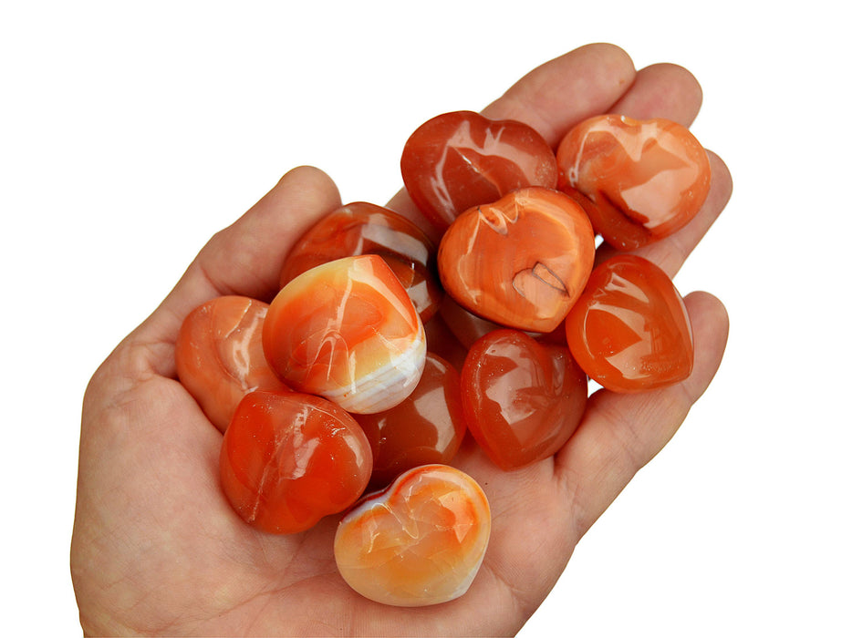 Carnelian heart (30mm)