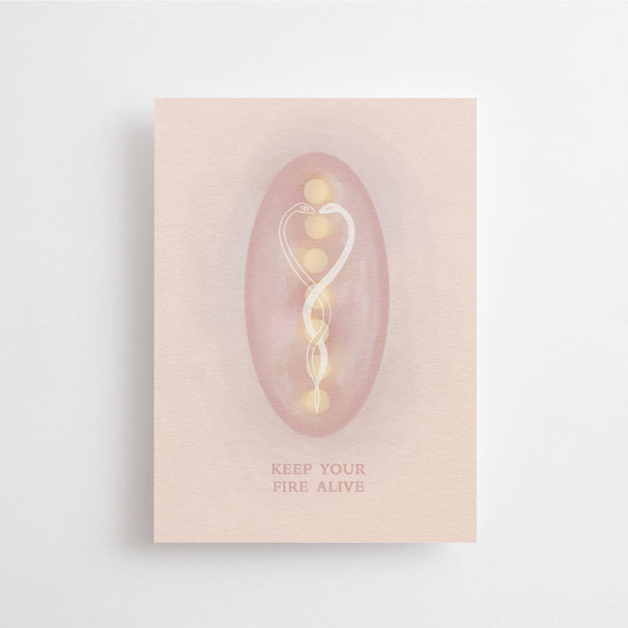 KEEP YOUR FIRE ALIVE - Postikokortti