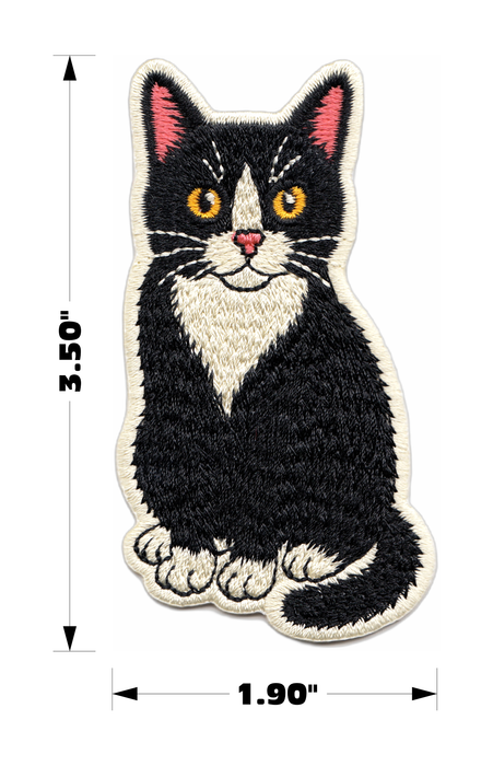 Lucy The Tuxedo Kitty – kangasmerkki