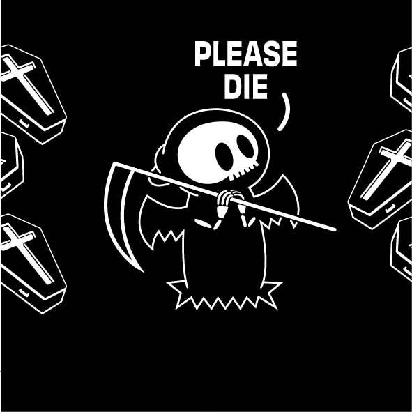 Please Die Crew Socks - sukat - FootClothes