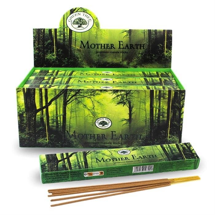 Green Tree Mother Earth Masala Hand Rolled Natural Incense Sticks