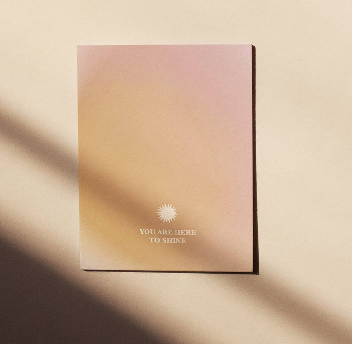 YOU ARE HERE TO SHINE - KORTTI - 3. CHAKRA SOLAR PLEXUS - SUN