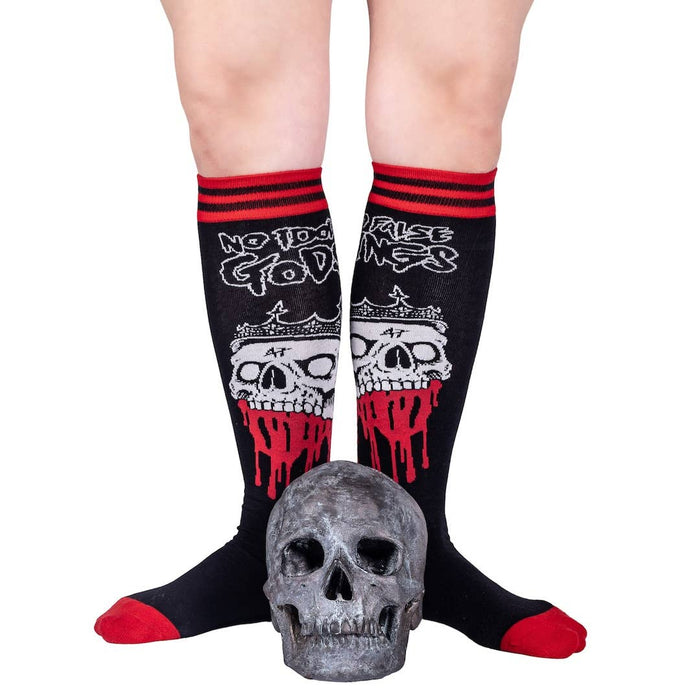No False Kings Knee High Socks - sukat - FootClothes