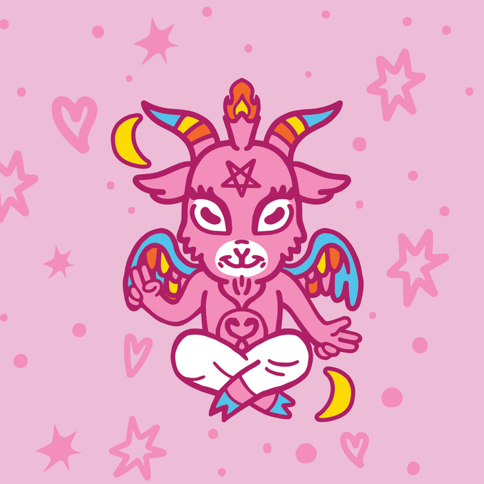 Cute Baphomet nilkkasukat - FootClothes