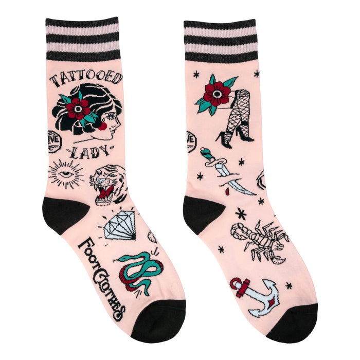 Tattooed Lady Socks - FootClothes