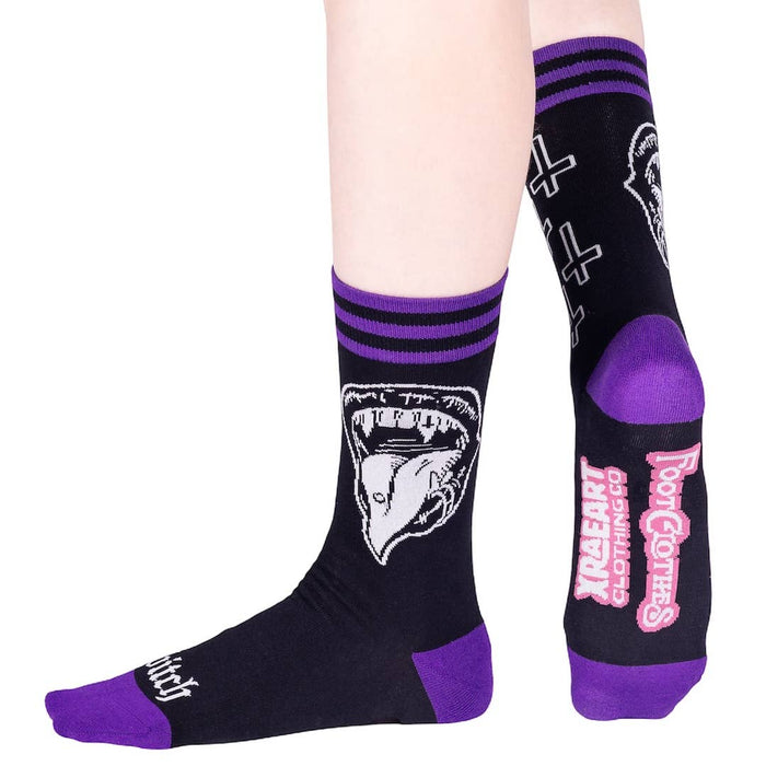 Bite Me Bitch Crew Socks - sukat - FootClothes