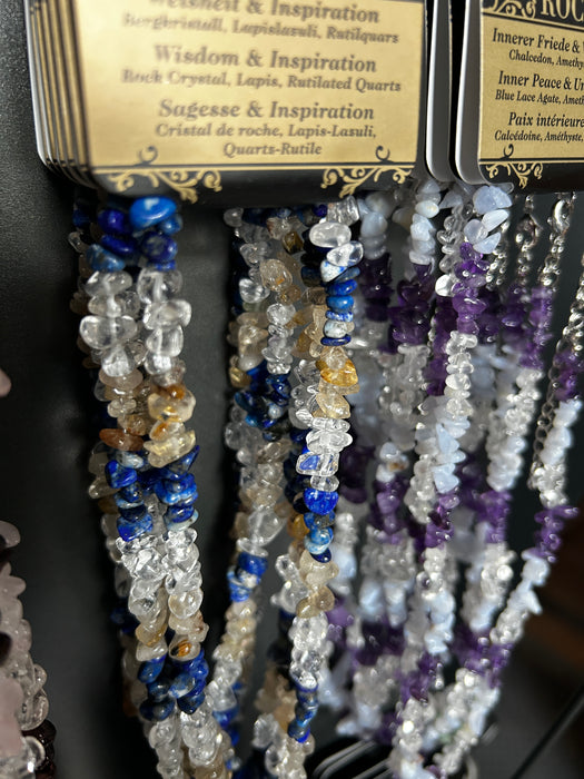 Baroque Rocks kristallikaulakorut (erilaisia)