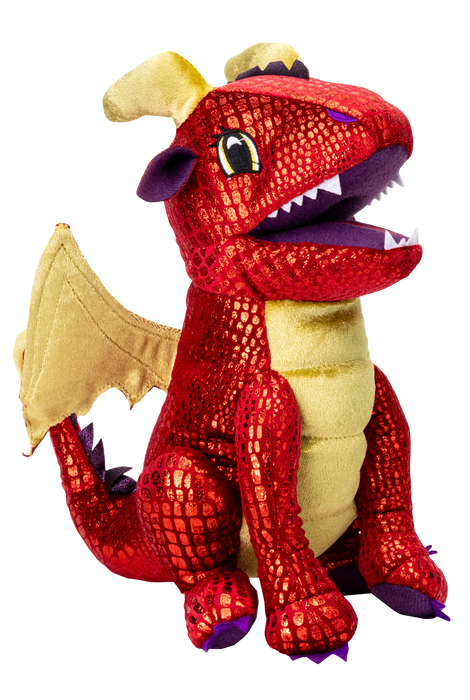 Dragon pehmolohikäärme-noppapussi: Red - Fanroll